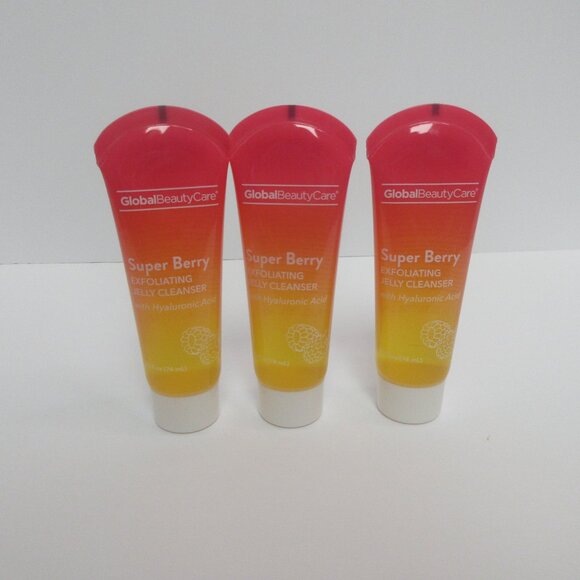 Global Beauty Care Super Berry Exfoliating Jelly Cleanser 2.5 Fl (Set of 3) - Picture 2 of 3